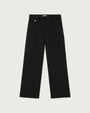 BLACK PAT PANTS