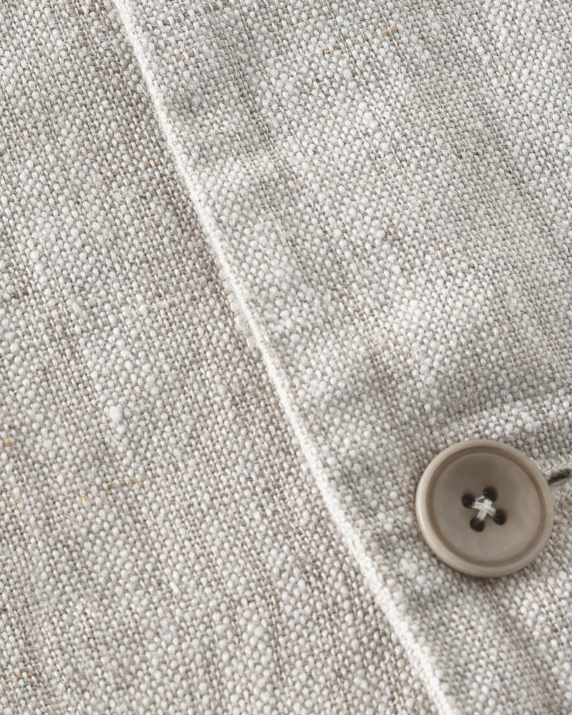 Workwear Linen Blazer Natural White