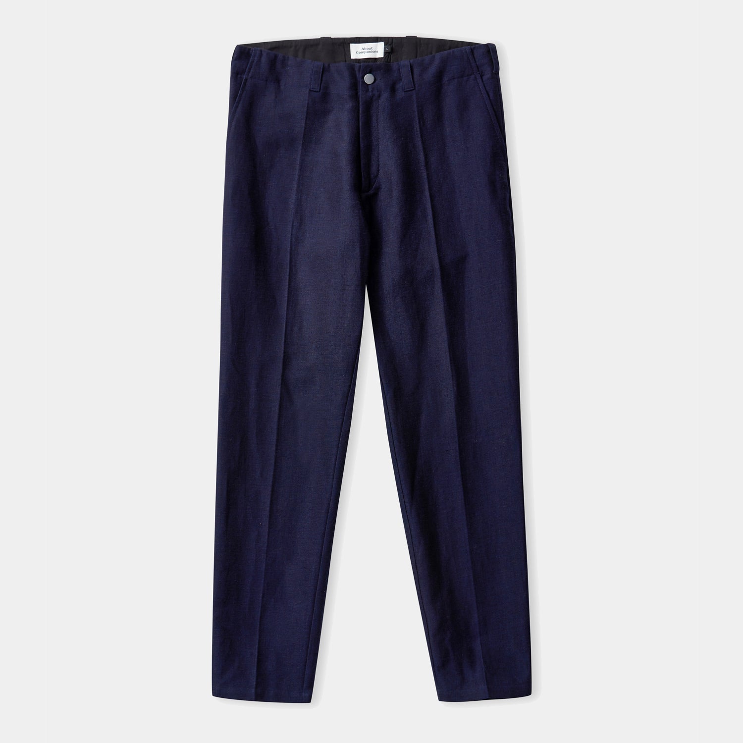 Jostha Winter Linen Trousers Navy - ABOUT COMPANIONS