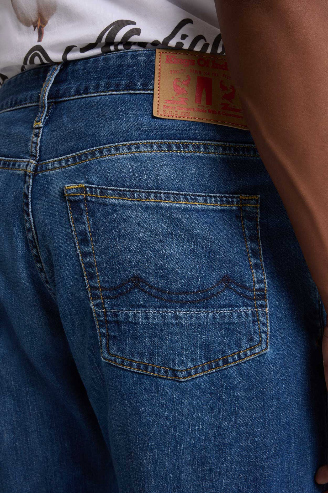 Addo 9,5oz Cotton Flex Mid Worn