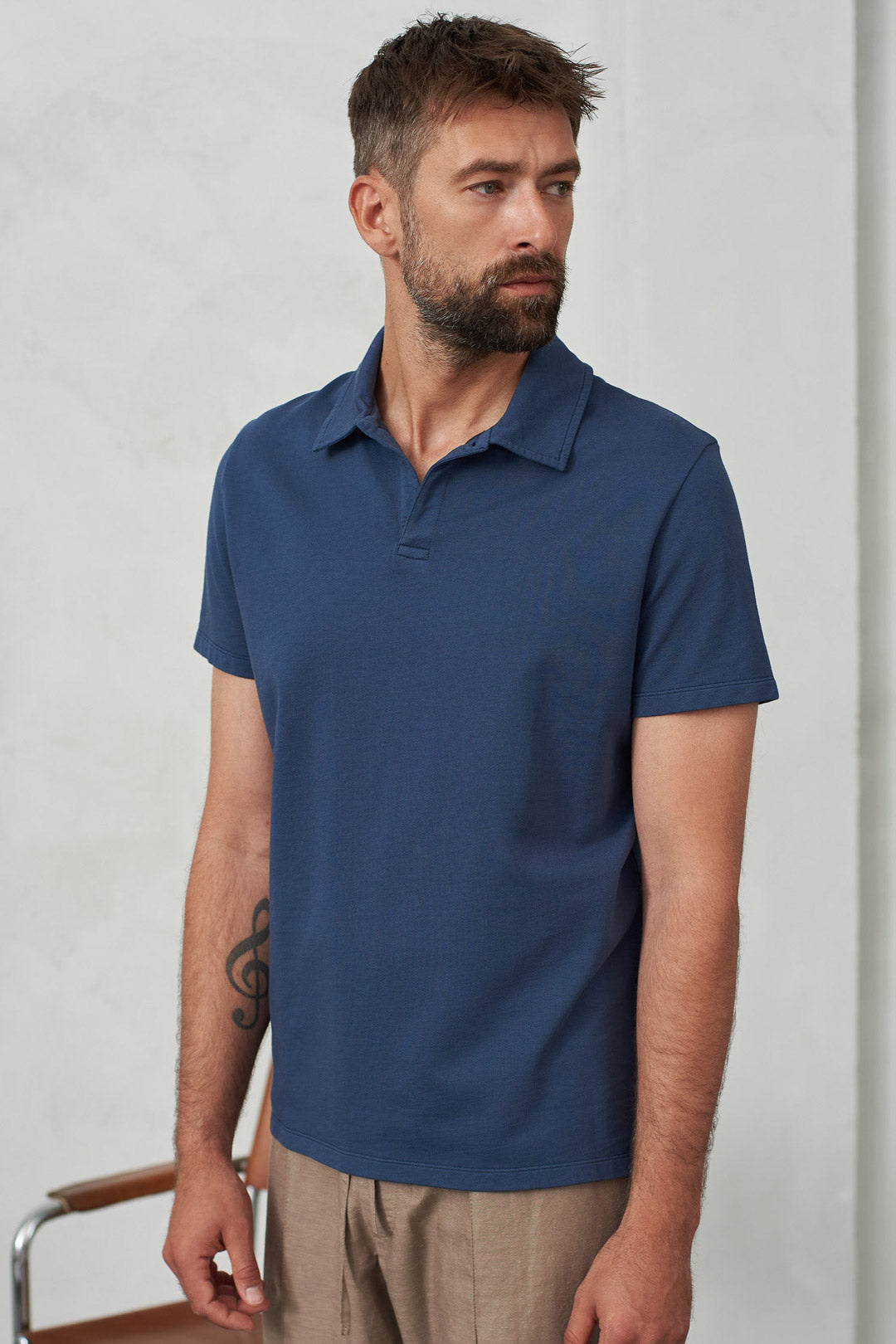 Todd Polo Eco Blue - ABOUT COMPANIONS