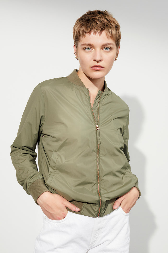 Tamala Recycled Nylon Ultralight Bomber Jacket - LANGERCHEN