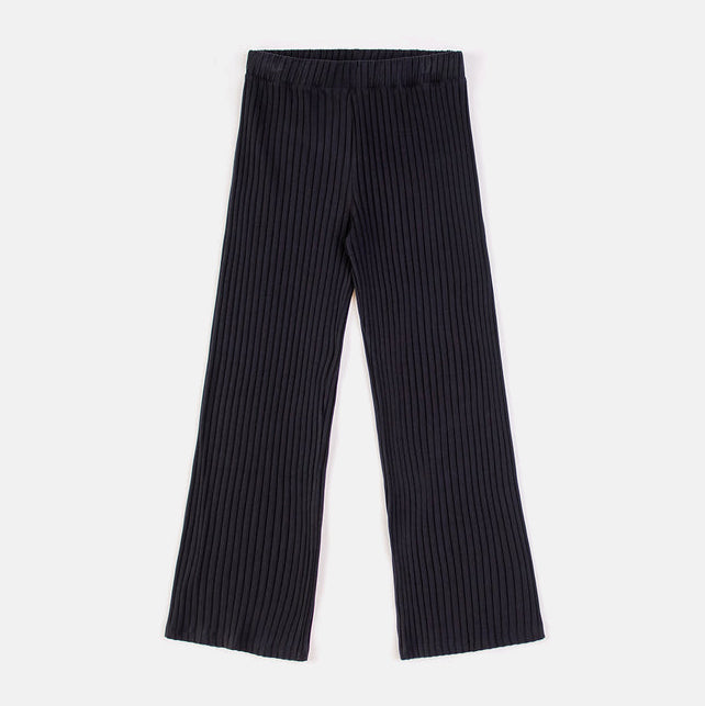 Ribbed Lounge Pants True Black - ROTHOLZ