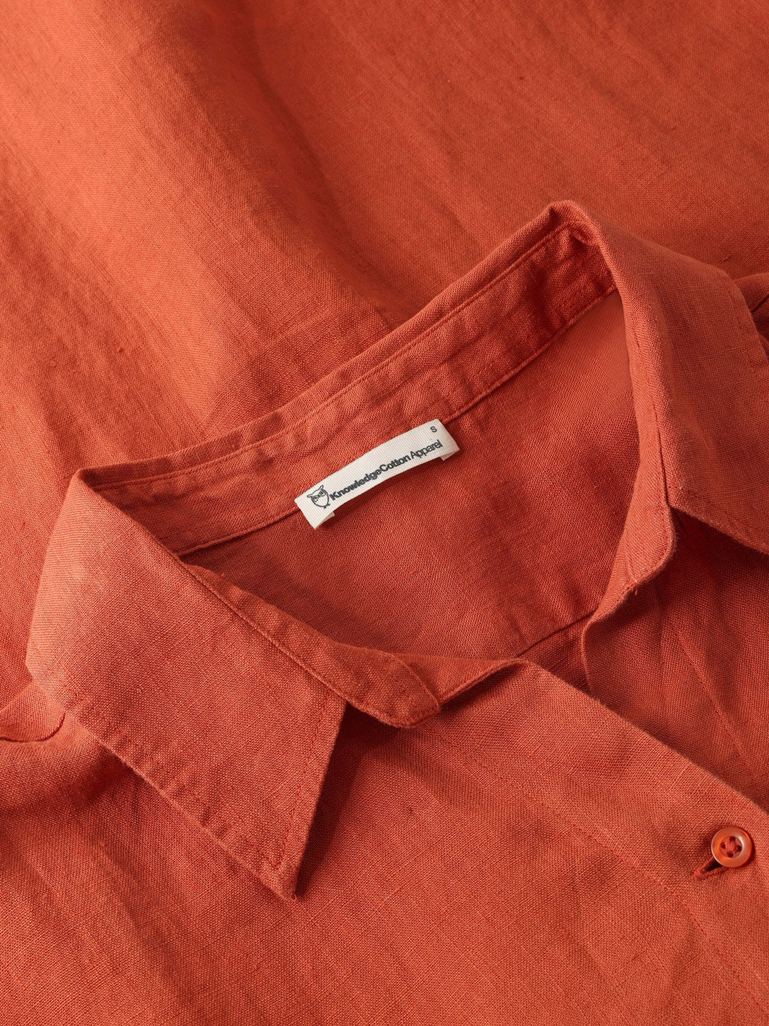 Linen Dress Burnt Brick