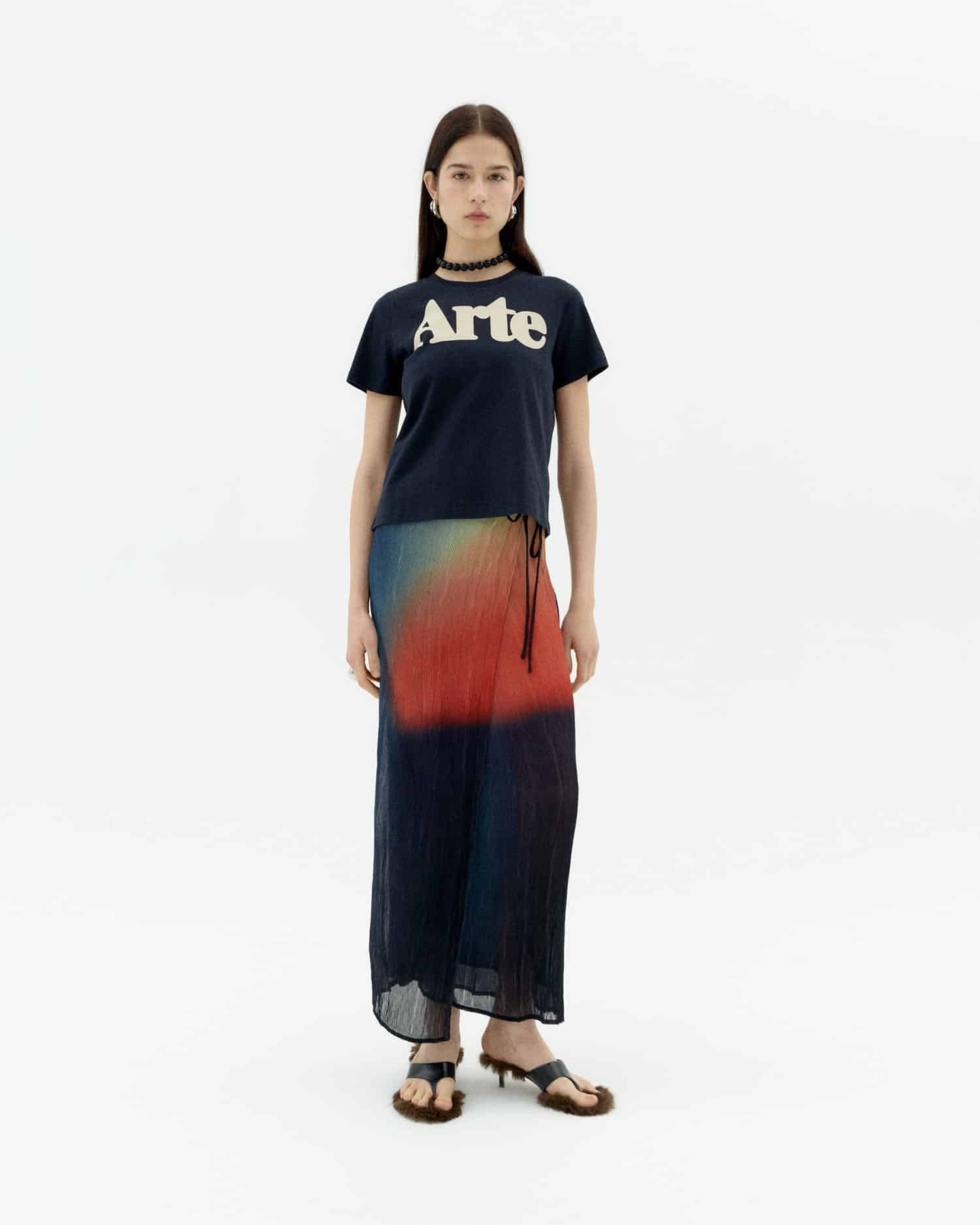 Ida Navy Arte T-shirt