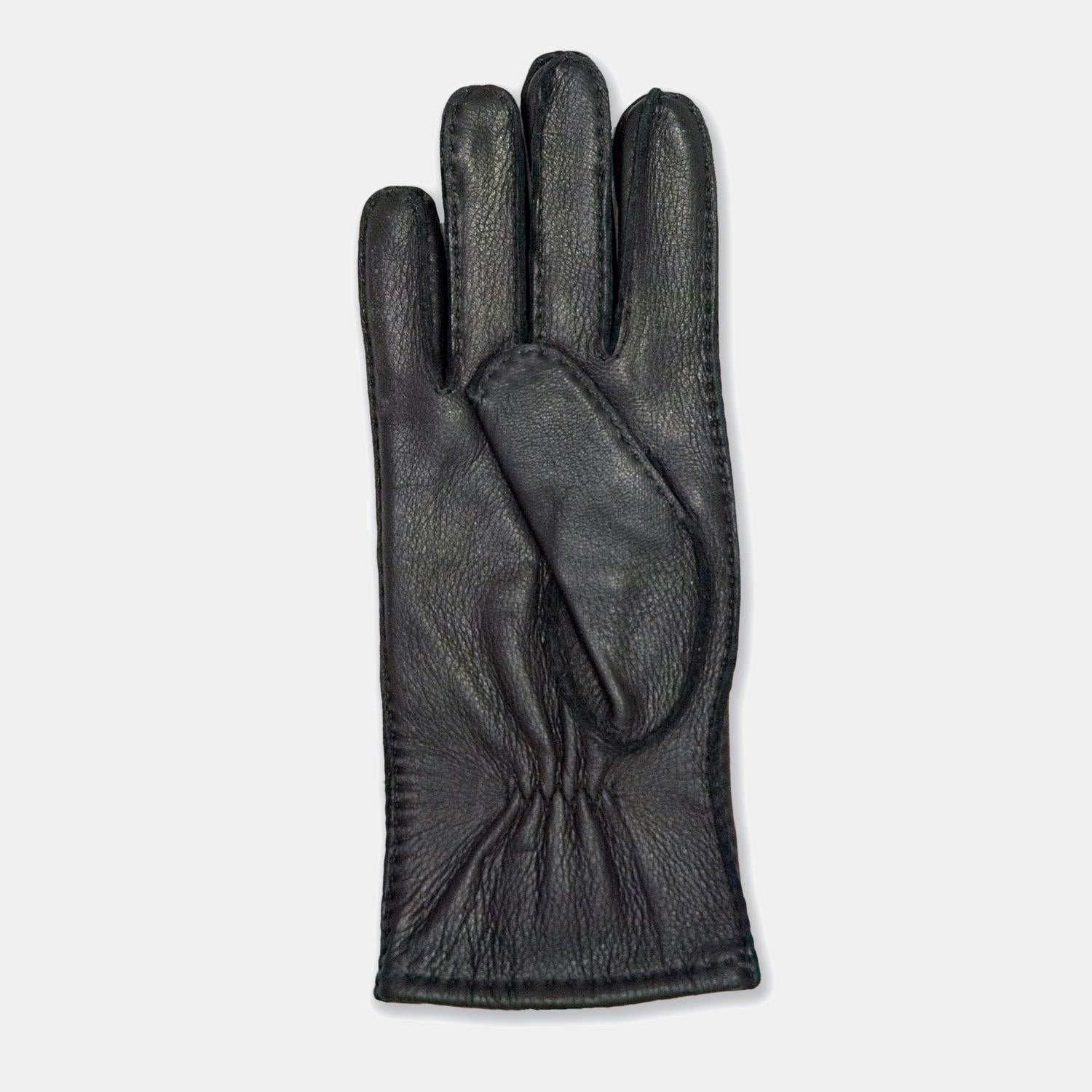 Helsinki Dam Ullfodrad Skinnhandske Svart