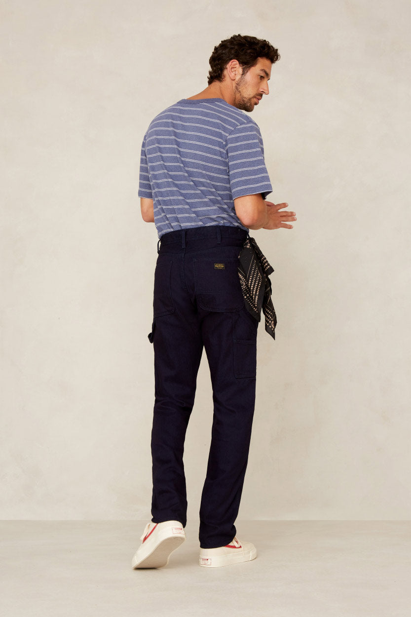 Sargon T-shirt Azulon Stripe - KINGS OF INDIGO