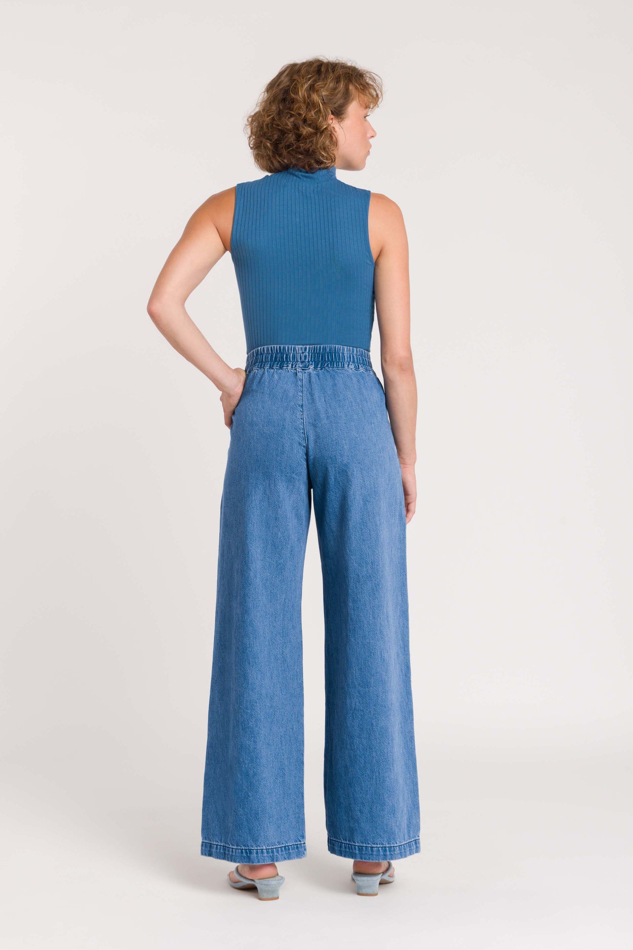 Jacobina SLeeveless EcoVero Dark Blue - KINGS OF INDIGO