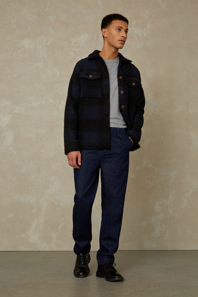 Aldrich Organic Canvas Pants Dark Rinse - KINGS OF INDIGO