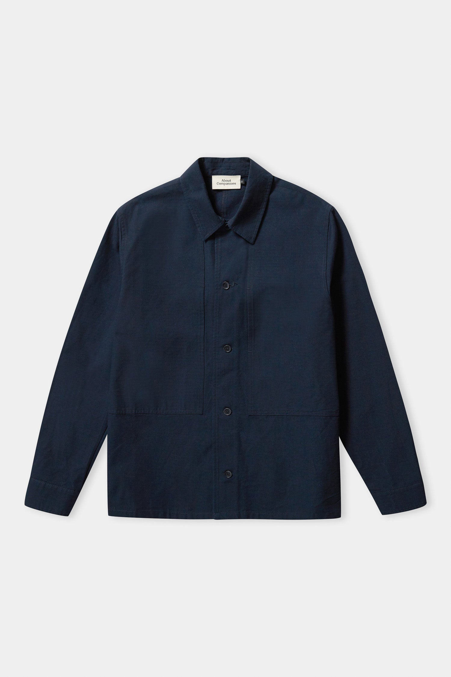 Owe Ripstop Overshirt Navy - ABOUT COMPANIONS