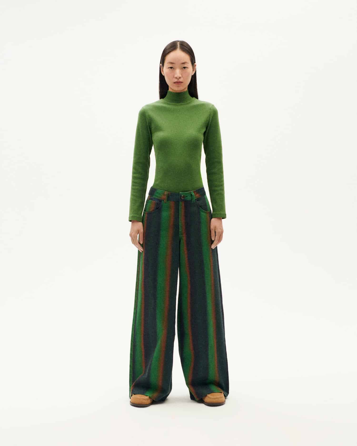Swamp Hedda Pants Green - THINKING MU