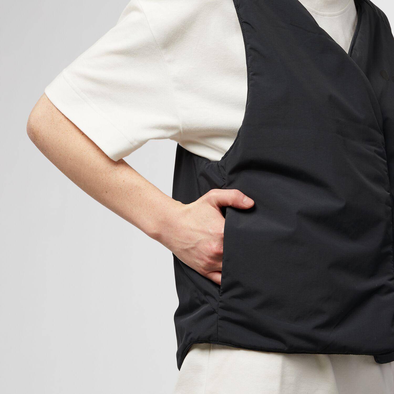 Kapok Functional Vest Unisex Black - PINQPONQ