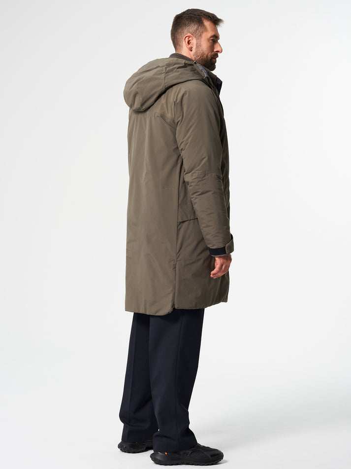 Parka Kapok Vegan Coffe Brown - PINQPONQ