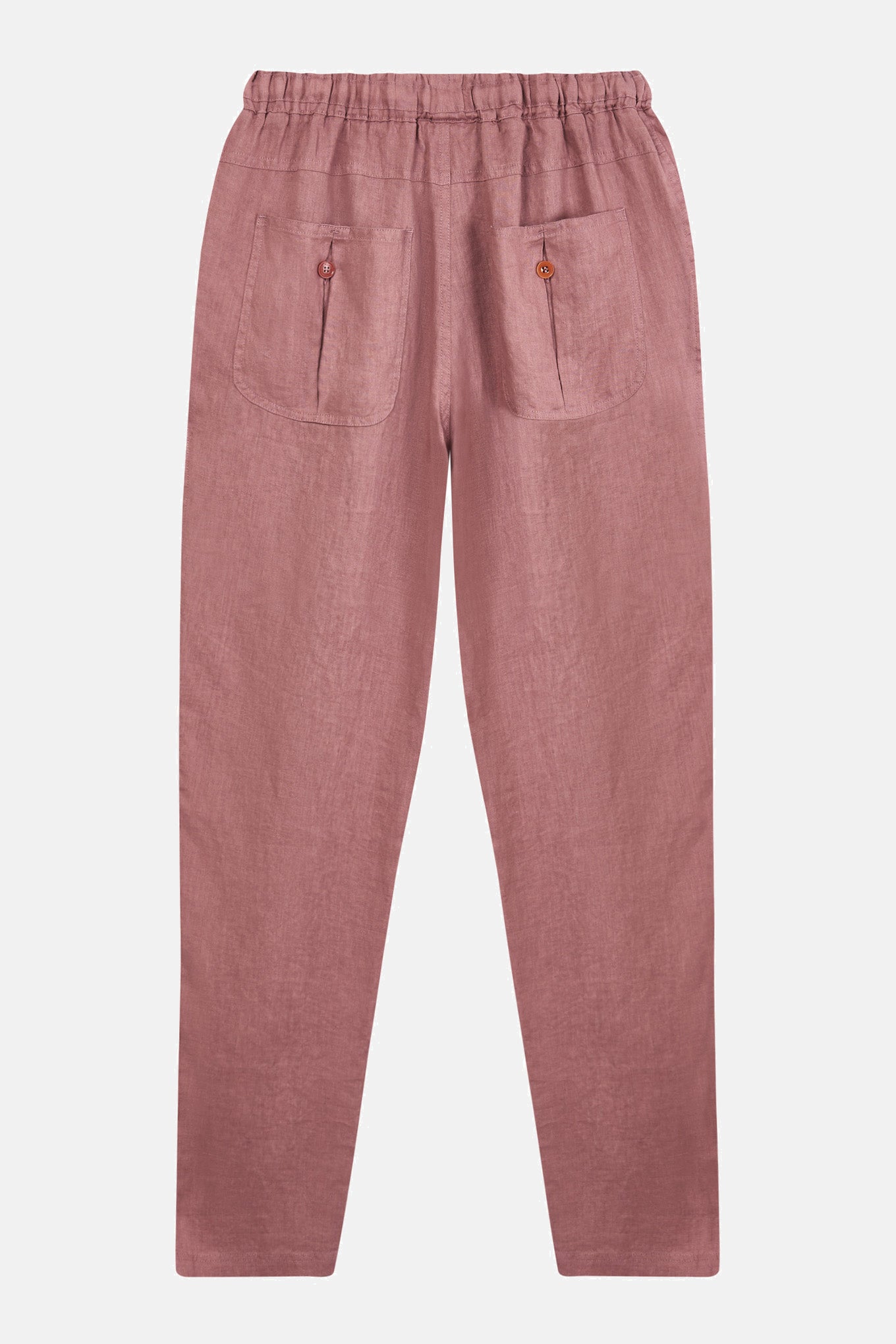 August Linen Trousers Dusty Pink - KOMODO