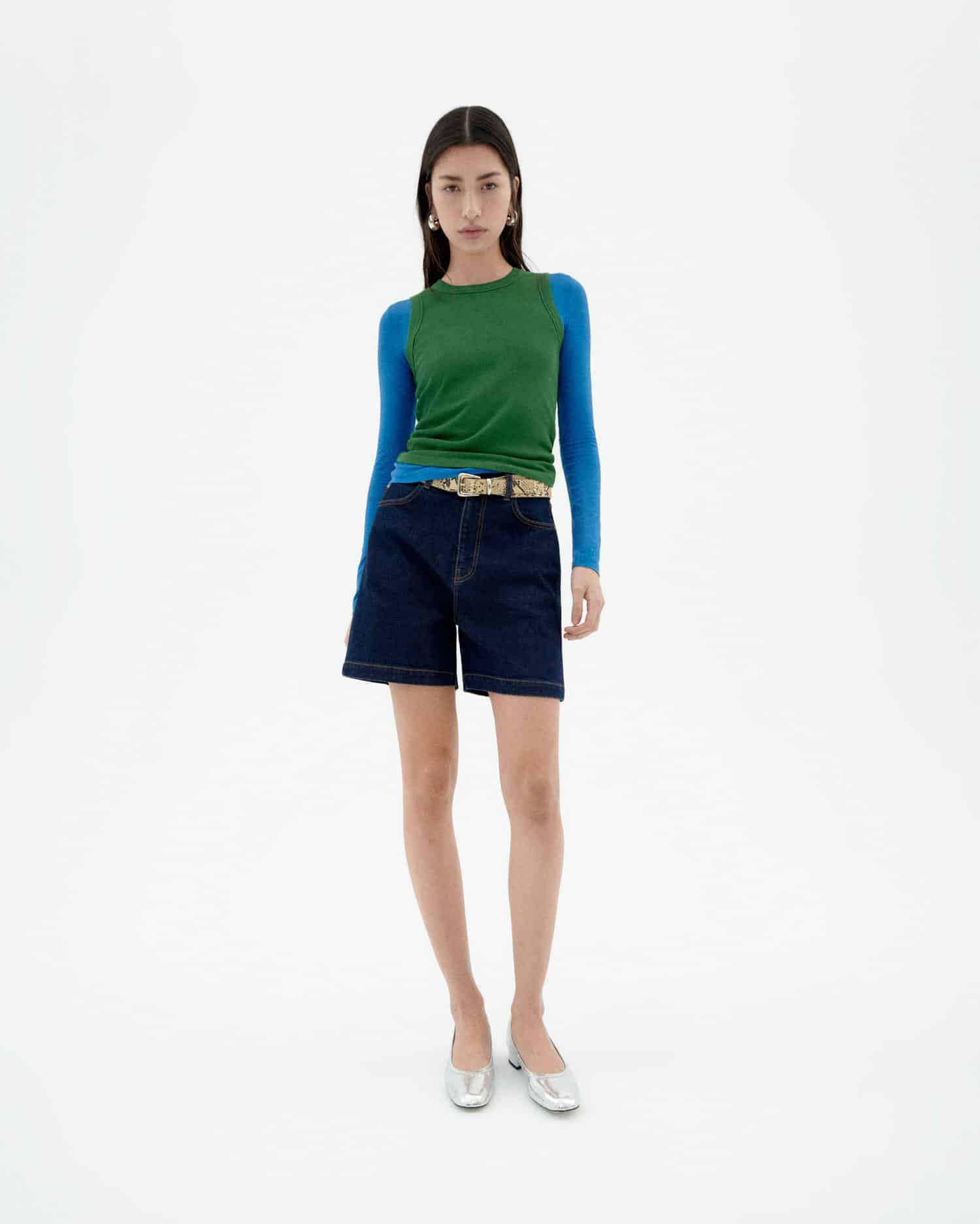 Juliette Tank Top Green Dill