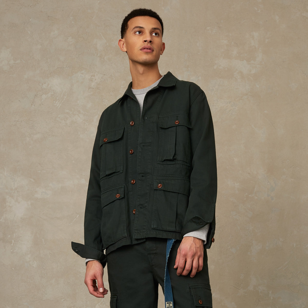 Alban Jacket Deep Forest - KINGS OF INDIGO