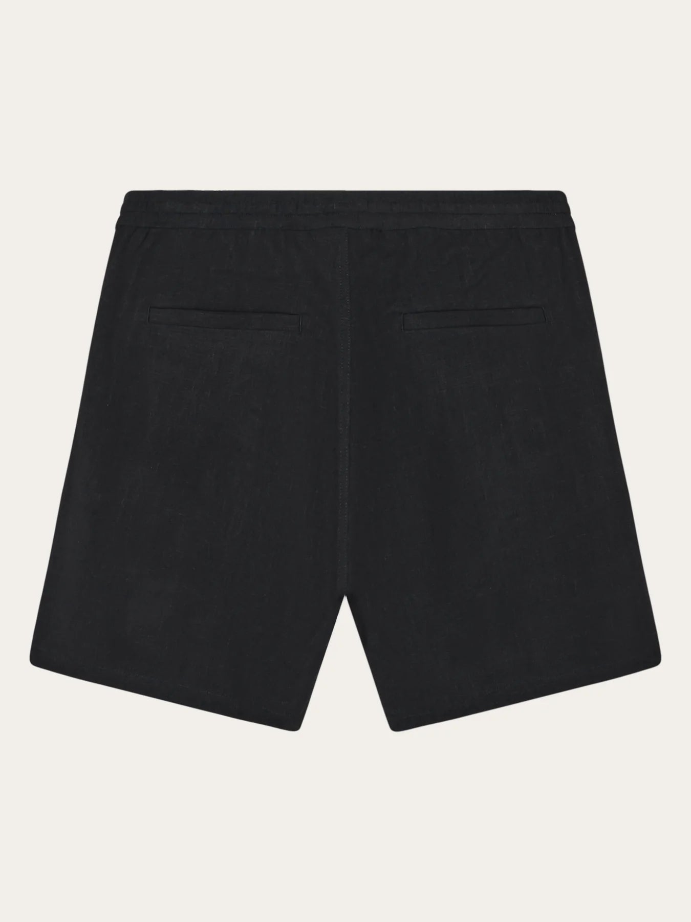 Astral Zip-Pocket Linen & Ecovero Shorts Jet Black