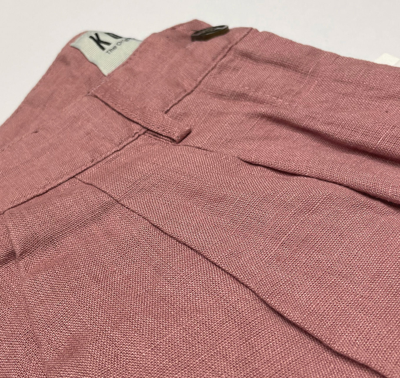 August Linen Trousers Dusty Pink - KOMODO
