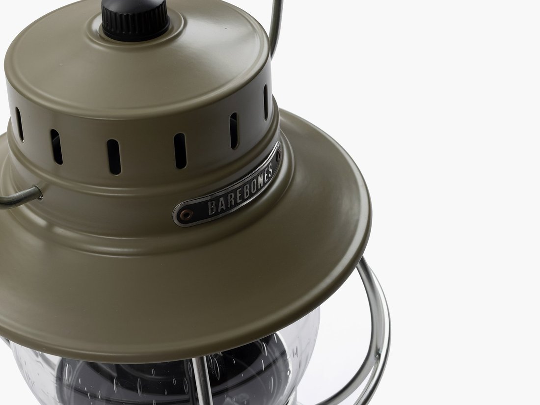 Railroad Rechargeable Lantern Olive Drab - BAREBONES