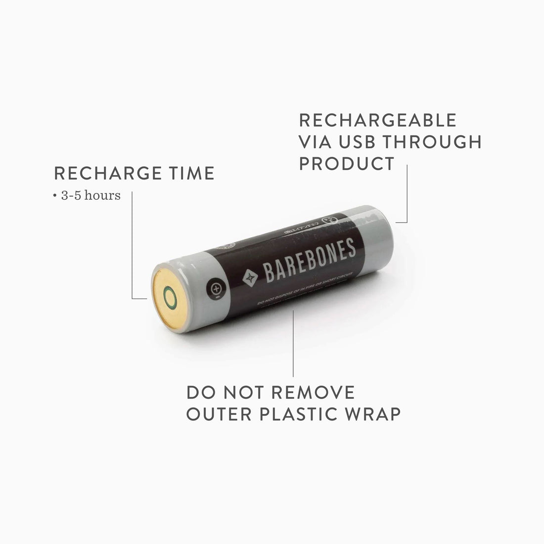 Barebones Extrabatteri Edison, Flashlight & Beacon
