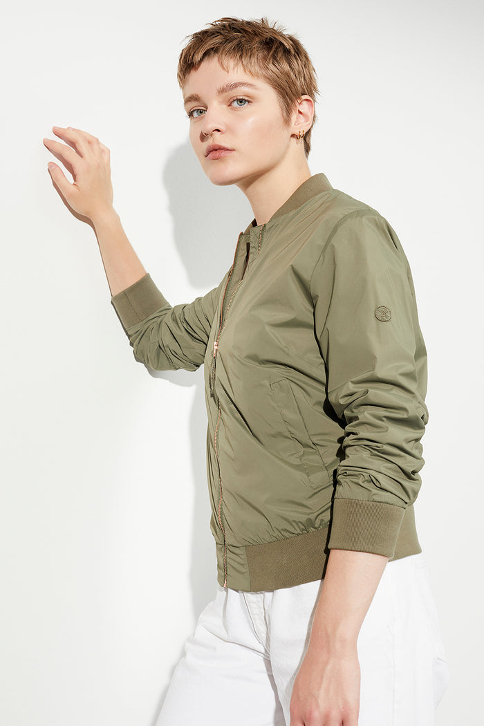 Tamala Recycled Nylon Ultralight Bomber Jacket - LANGERCHEN