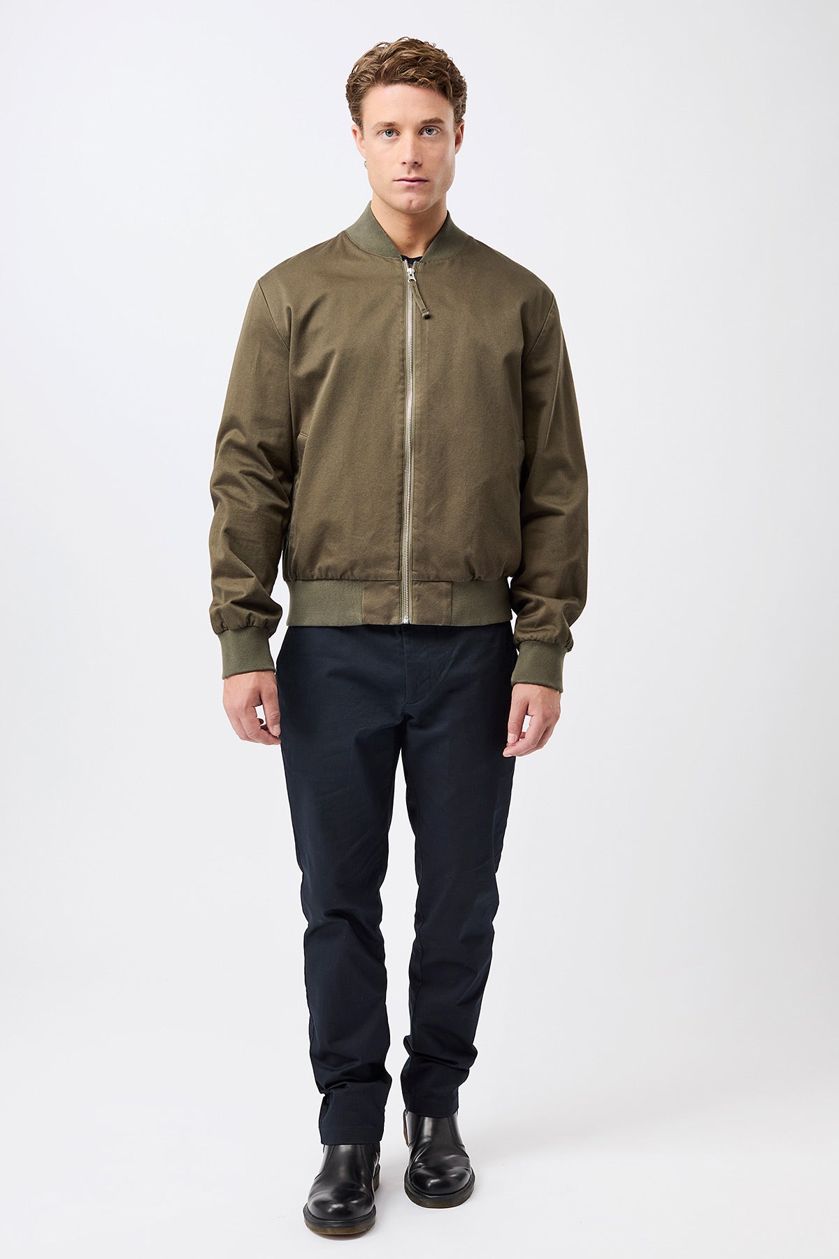 Koojan Bomber Organic Cotton Stone Moss
