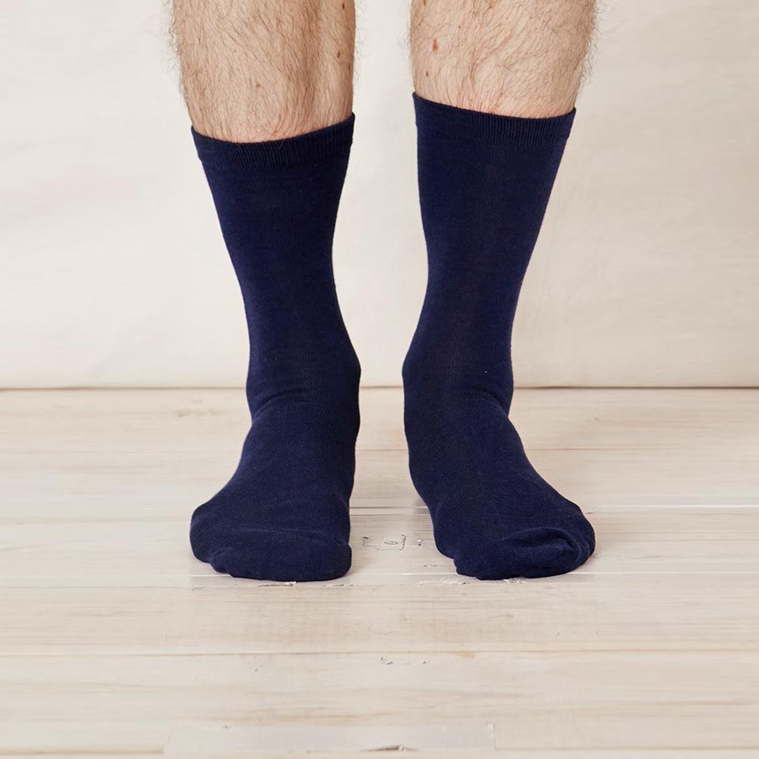 Bambustrumpor Jimmy Bamboo Socks Navy – THOUGHT