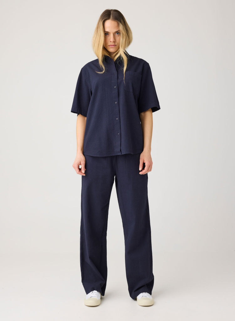 Posey Wide Night Sky Seersucker Pants