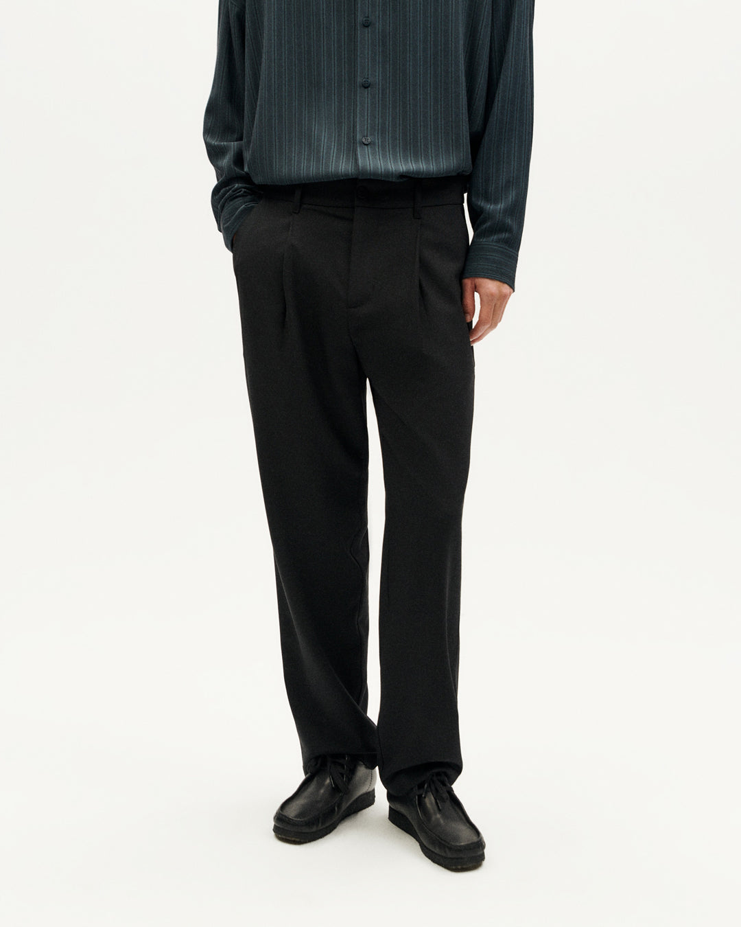 Pierre Wool Pants Black