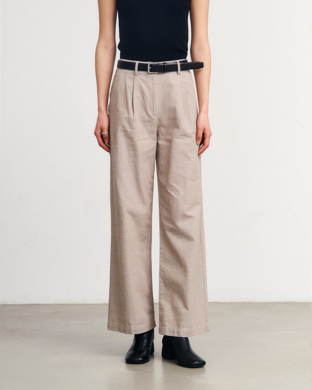 Pantalone Grey Brown Organic Cotton