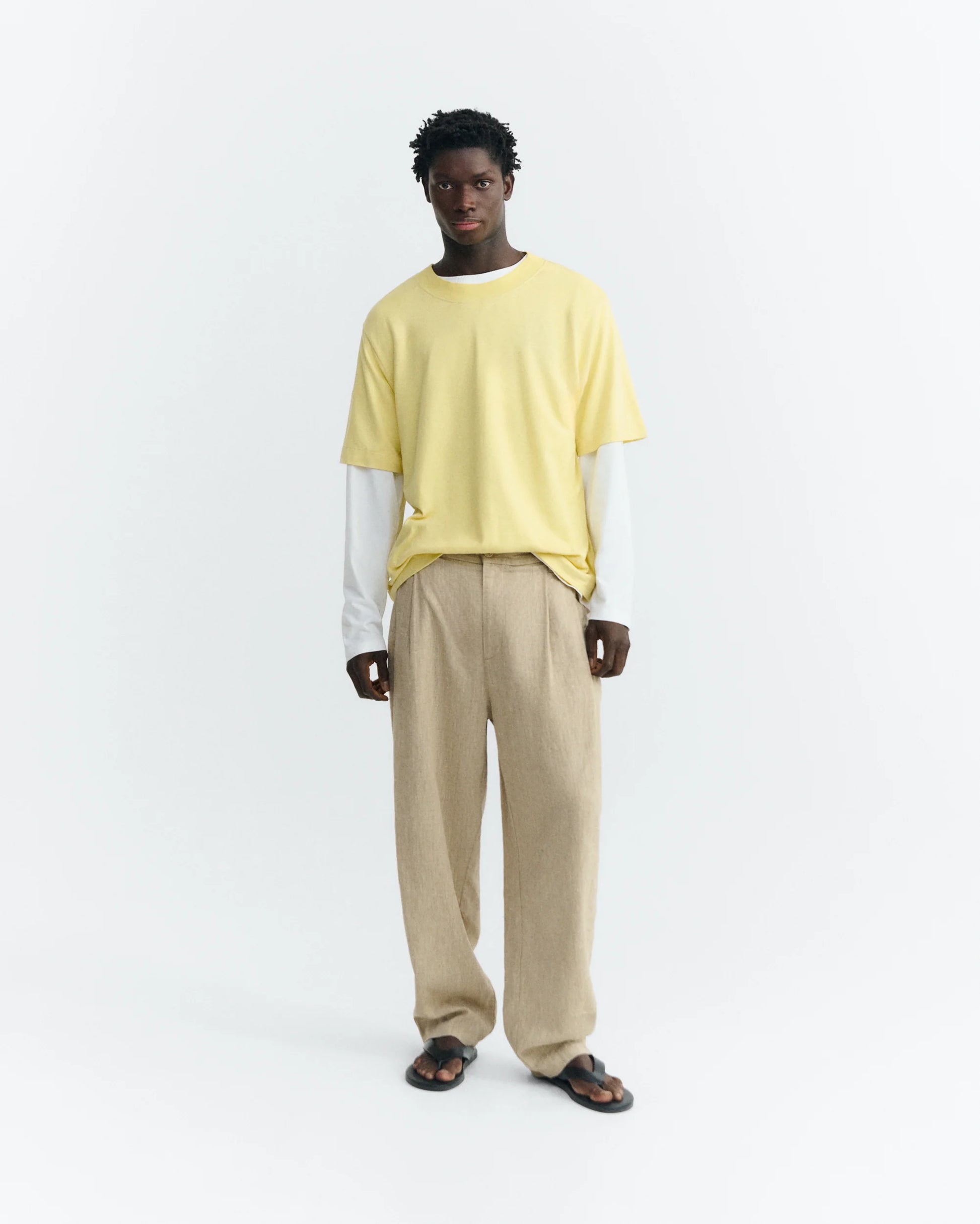 Sigurd Ecru Hemp Pants