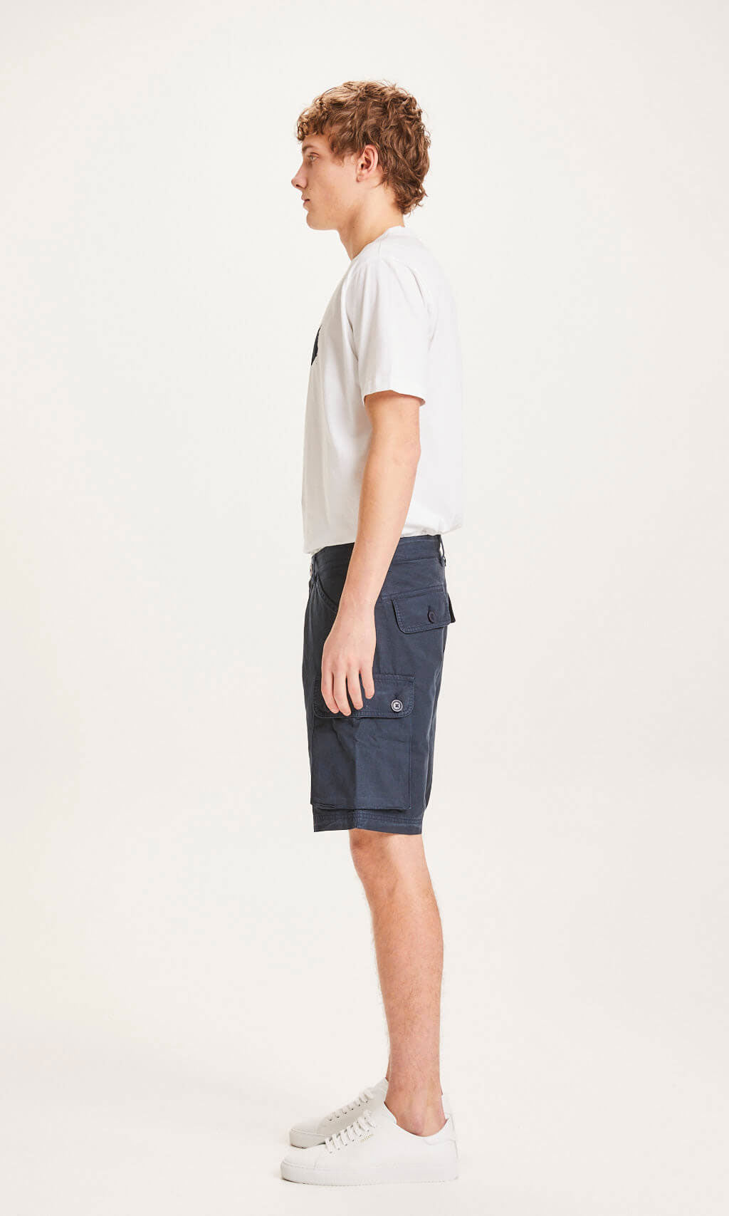 Trek Outdoor Durable Rip-stop Shorts Navy -  KNOWLEDGE COTTON APPAREL