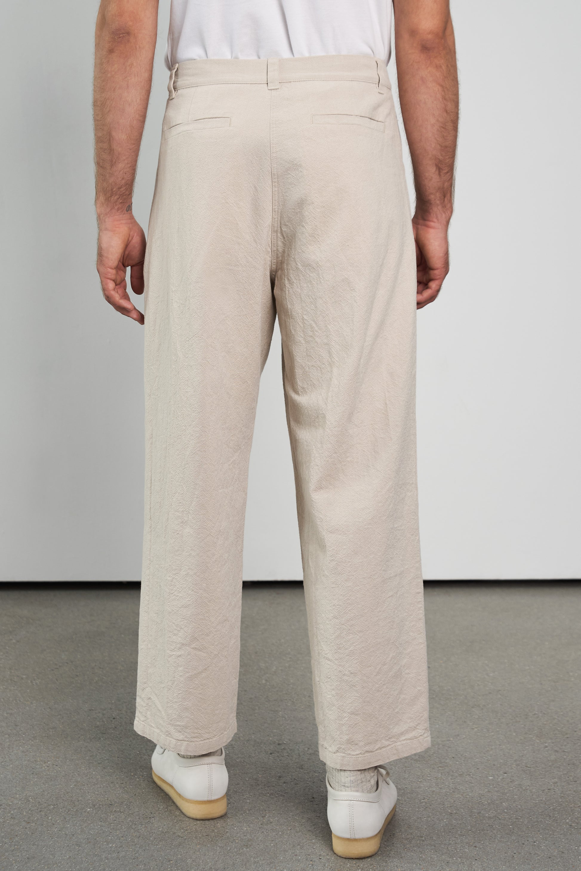 Carlo Canvas Trousers Sand