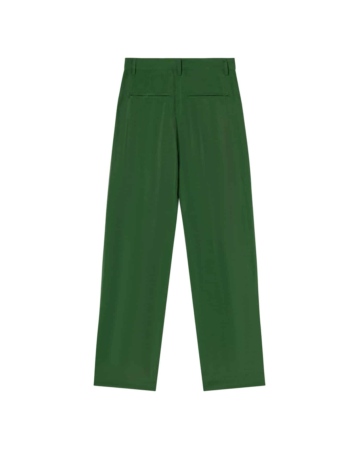 Cirila Cupro Pants Dill Green