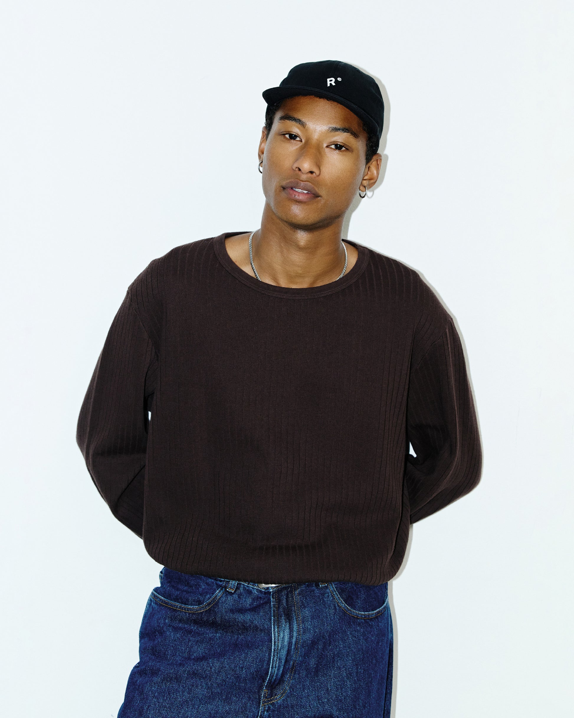 Classic Organic Cotton Cap True Black Rotholz