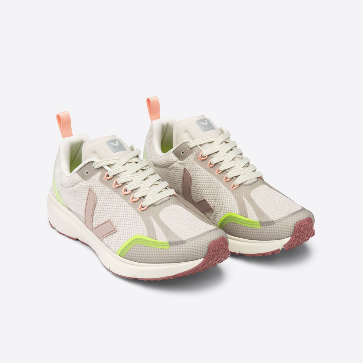 Condor 2 Natural Parme Jaune Fluo - Women´s - VEJA
