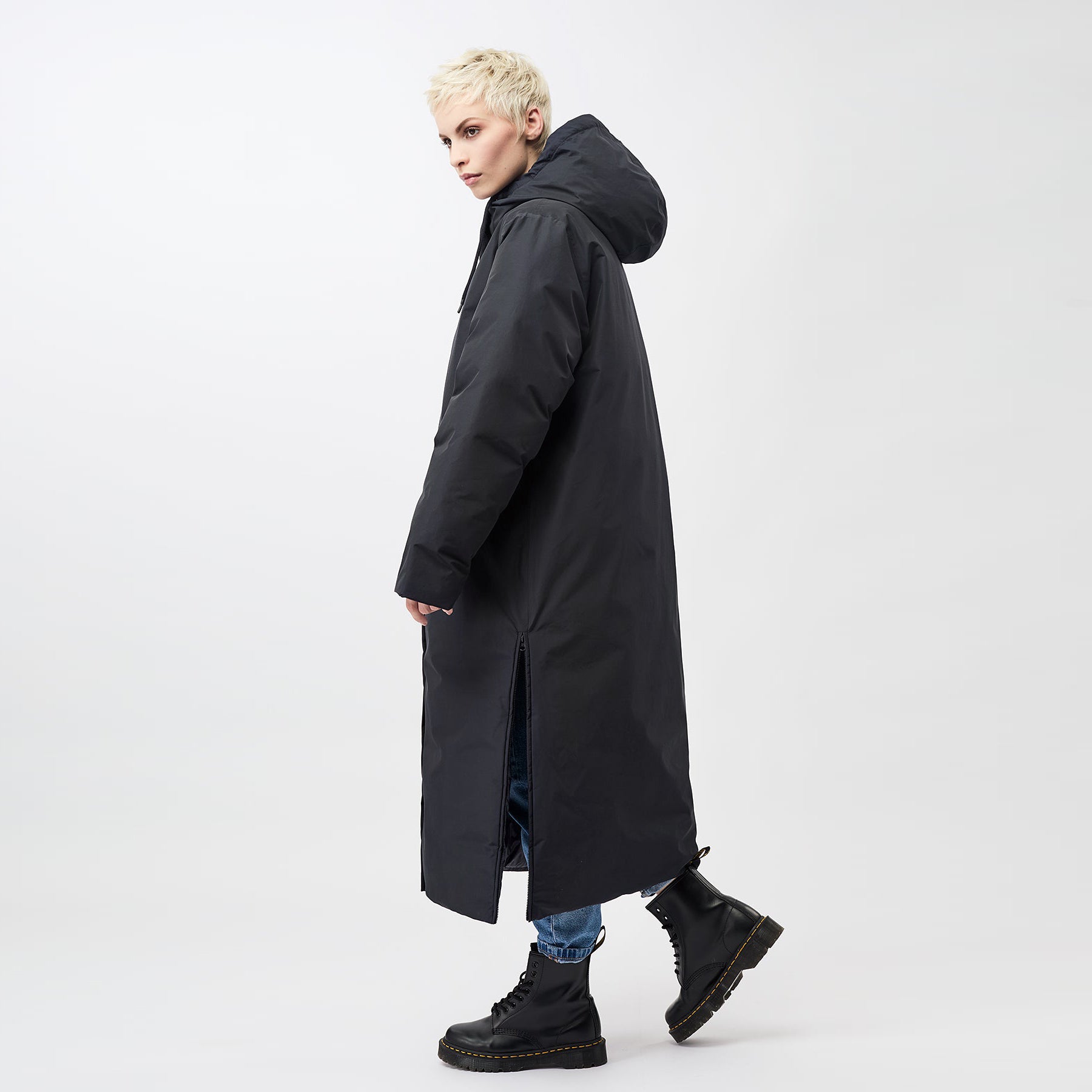 Coat Croydon Black - LANGERCHEN