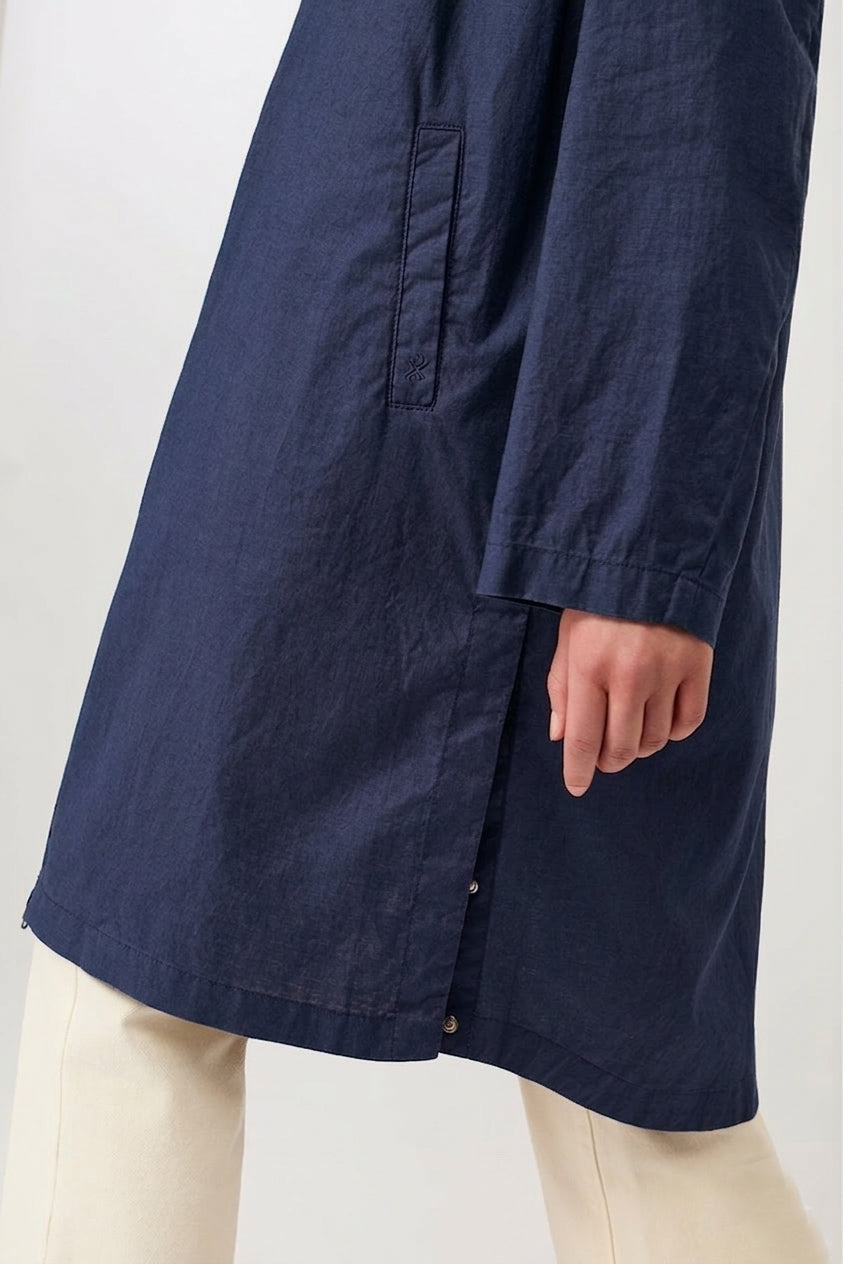 GIlford Linen Parka Navy