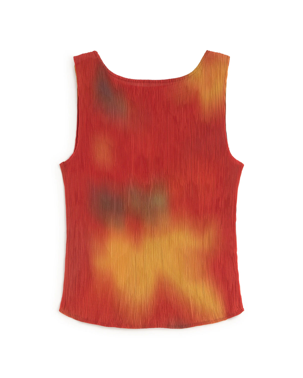 Red Flowers Pleated Dora Top