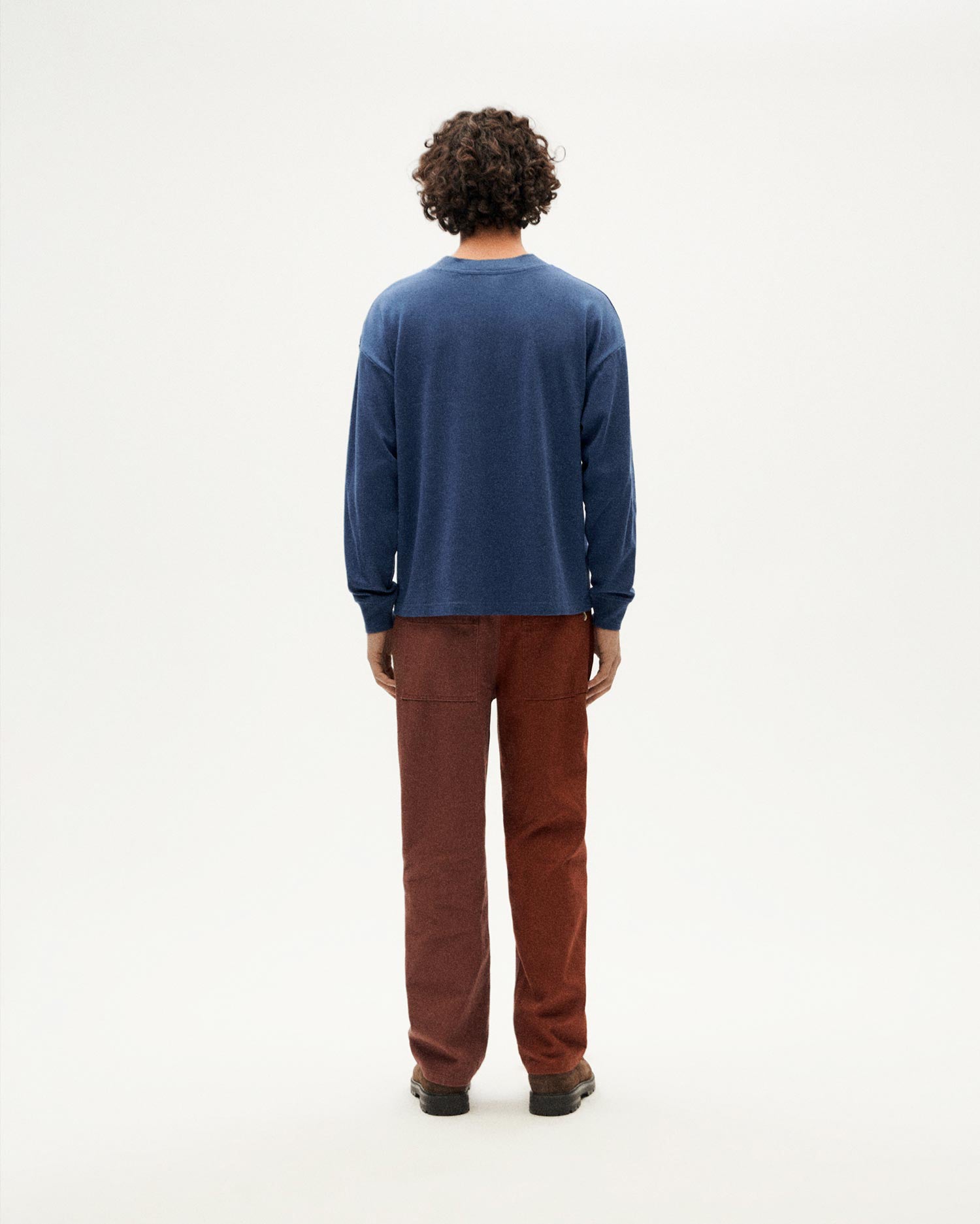 Doug Thick Hemp T-shirt Dark Heritage - THINKING MU