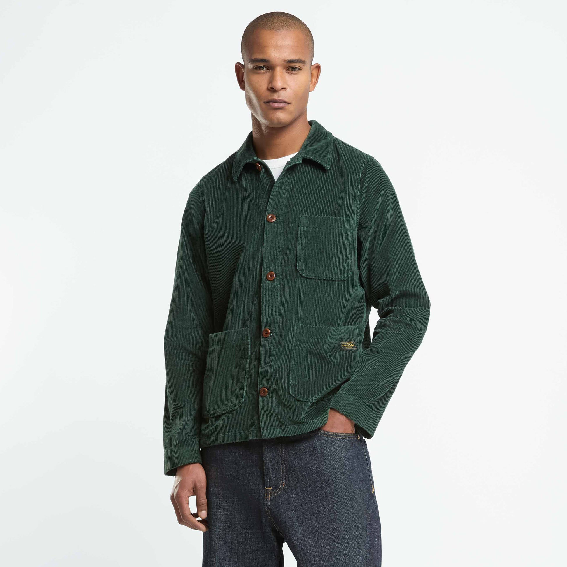 Duncan Cord Jacket Dark Green
