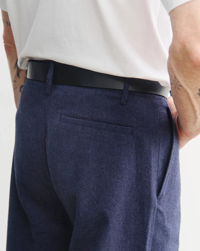 Flannel Everyday Pant Dark Blue