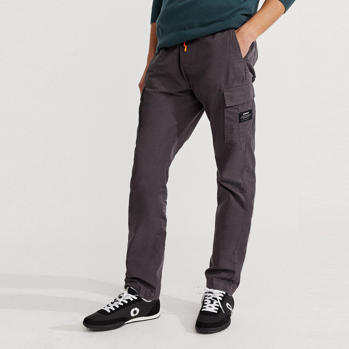 New Parker Cargo Pants Dark Khaki - ECOALF