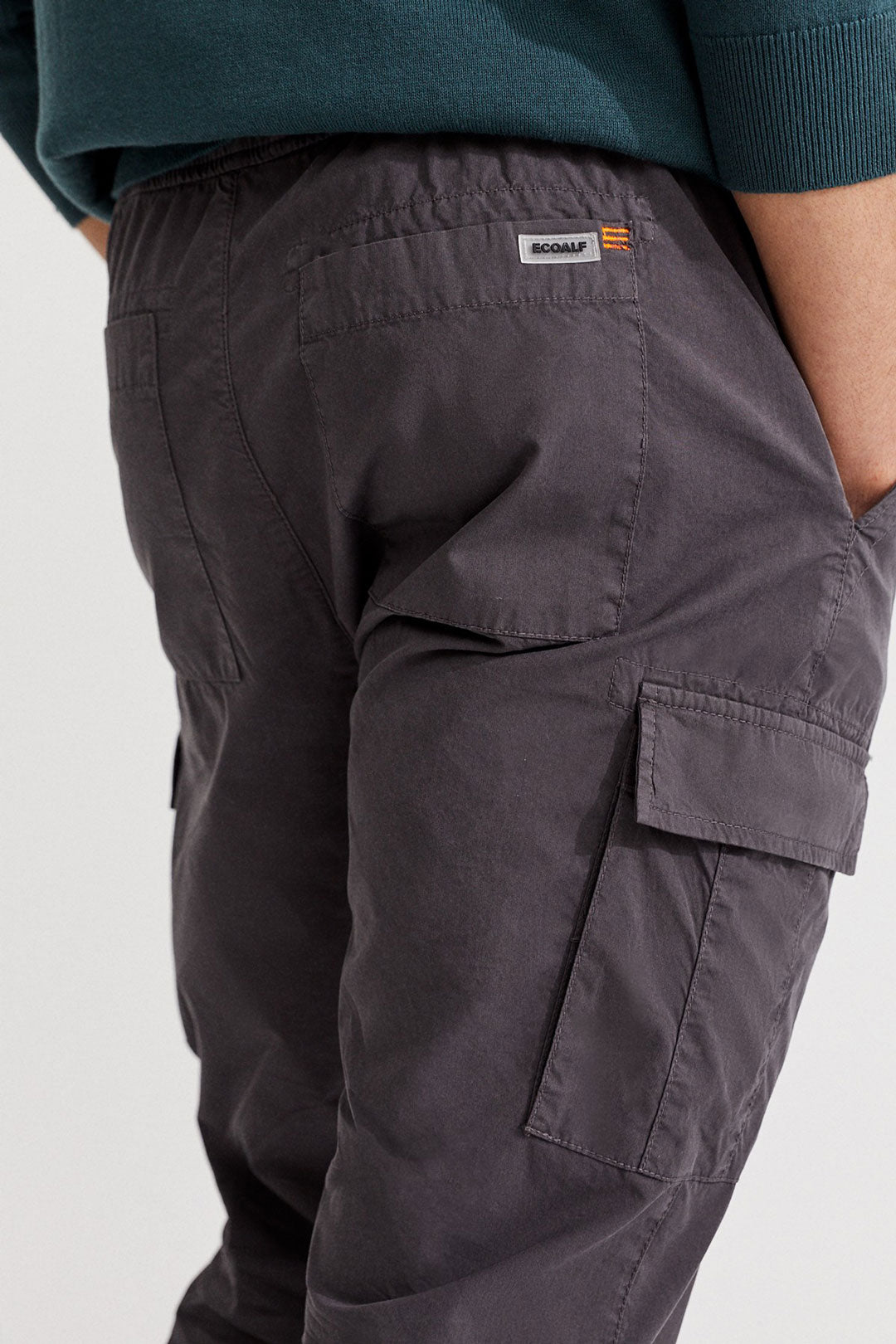 New Parker Cargo Pants Dark Khaki - ECOALF