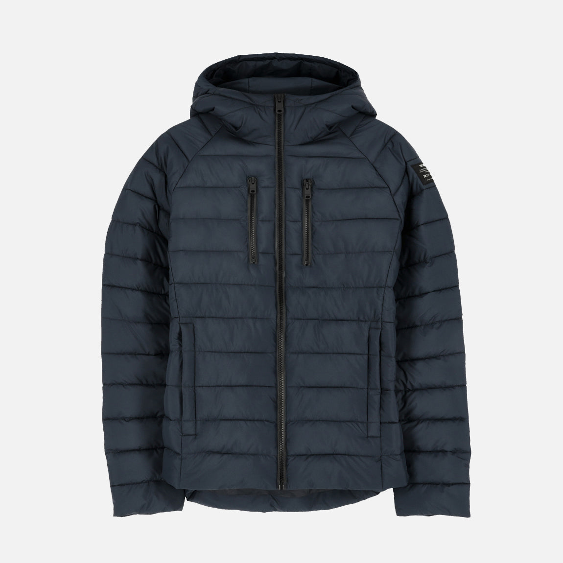 Dunfri vinterjacka från återvunna material. Stadium Deep Navy Jacket - ECOALF