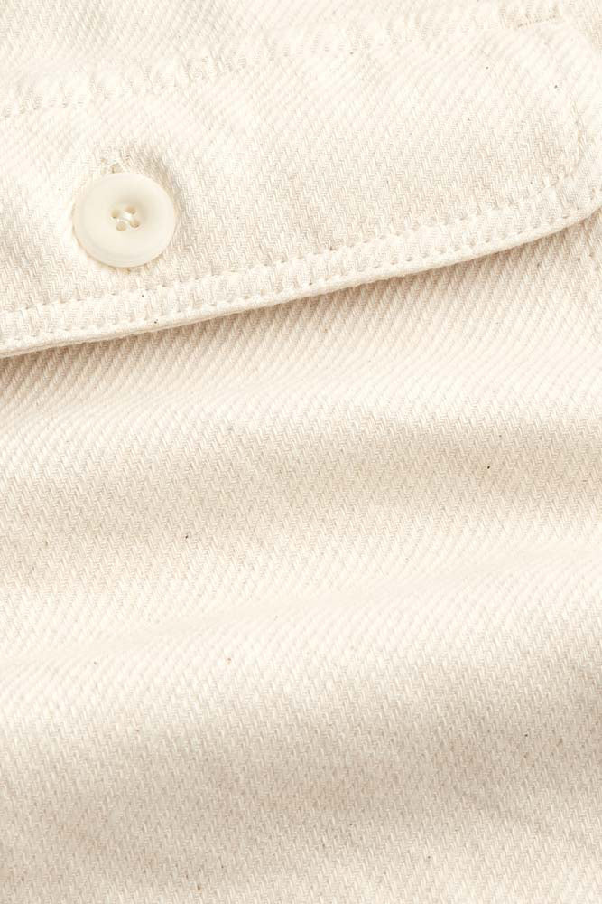 Charlene Ecru Overshirt - KINGS OF INDIGO