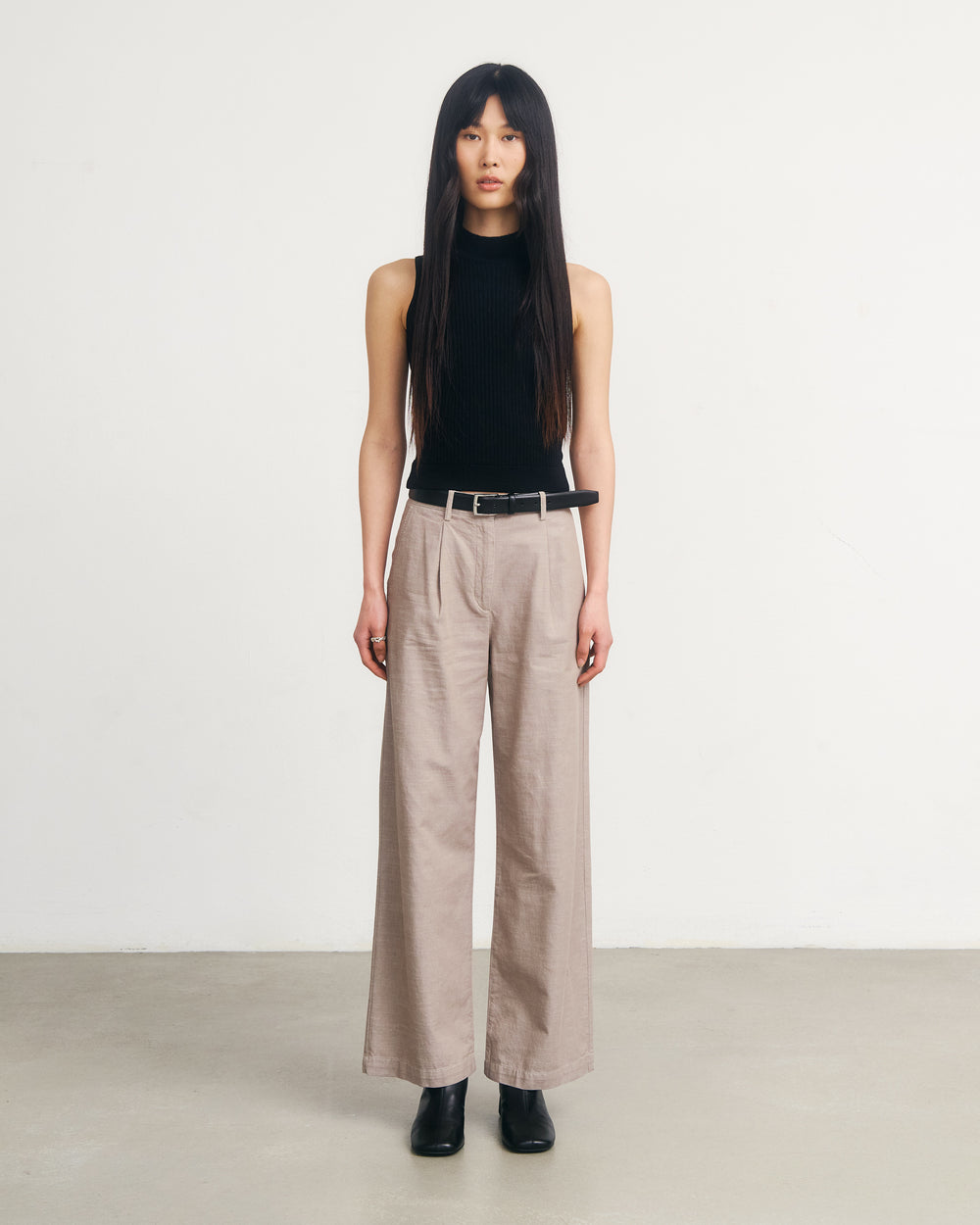 Pantalone Grey Brown Organic Cotton