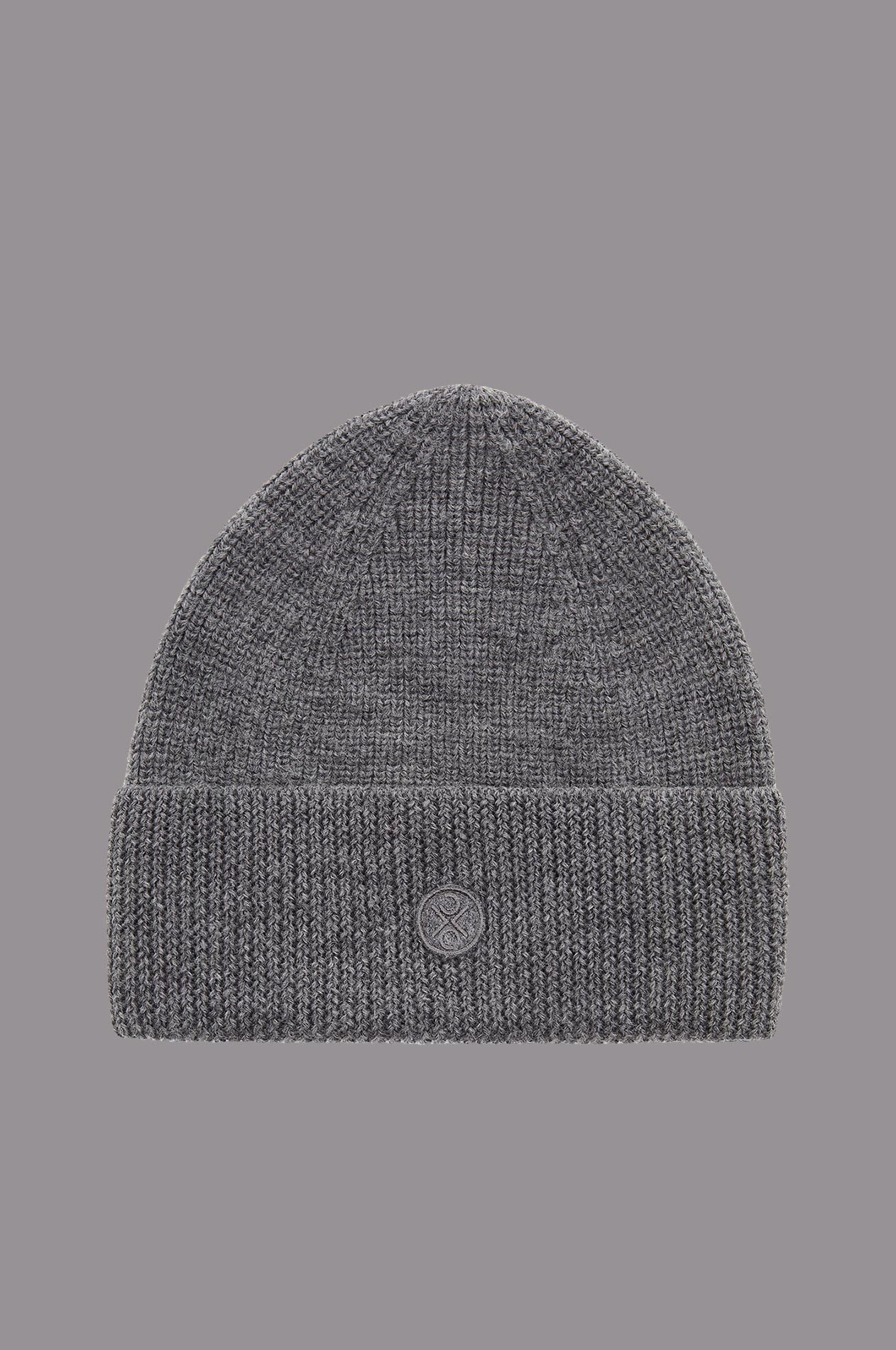 Organic Wool Beanie Basalt - LANGERCHEN