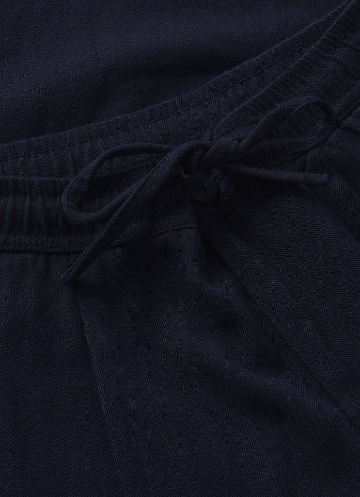 Fig Comfort Herringbone Pants Night Sky