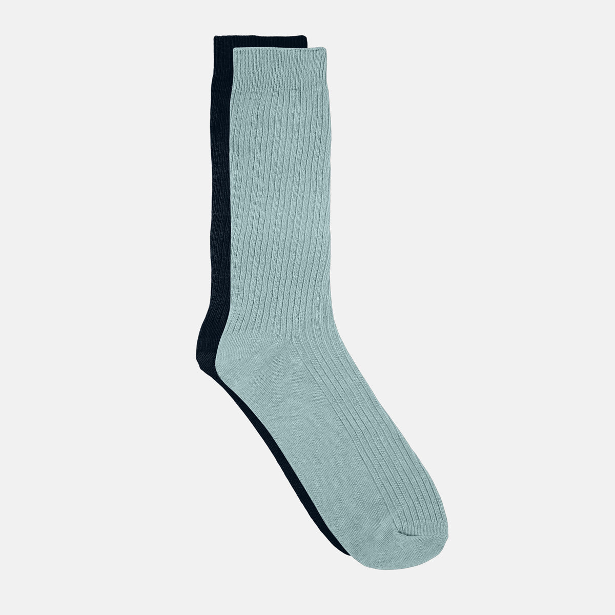 2-pack Ekologiska Strumpor Gray Mist - KNOWLEDGE COTTON APPAREL